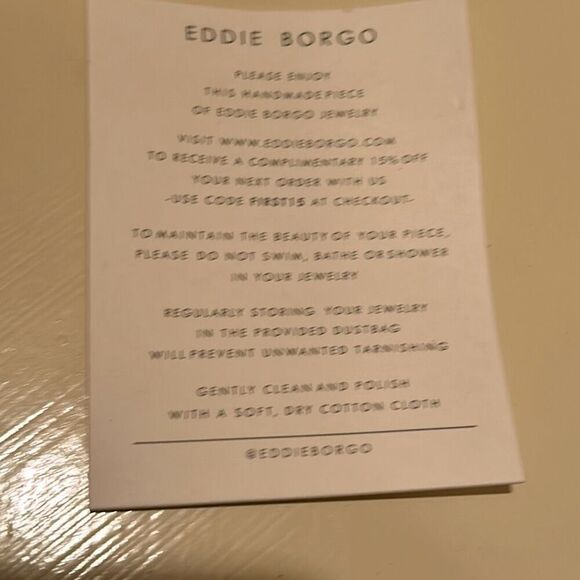 Eddie Borgo Women's Supra Link Chain Necklace 12k Gold Finish 18" Choker New - Picture 6 of 10